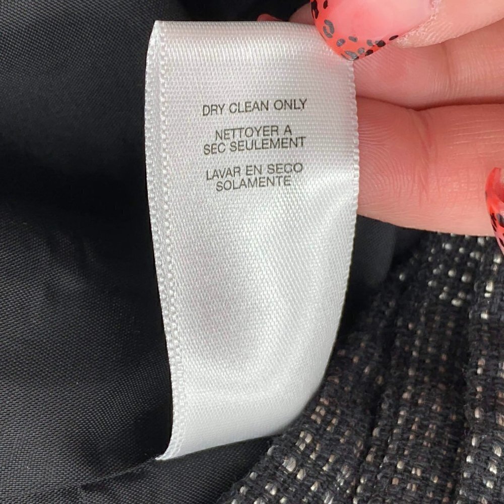 Michael Kors Gray & Black Plaid Crop Jacket - Picture 7 of 7